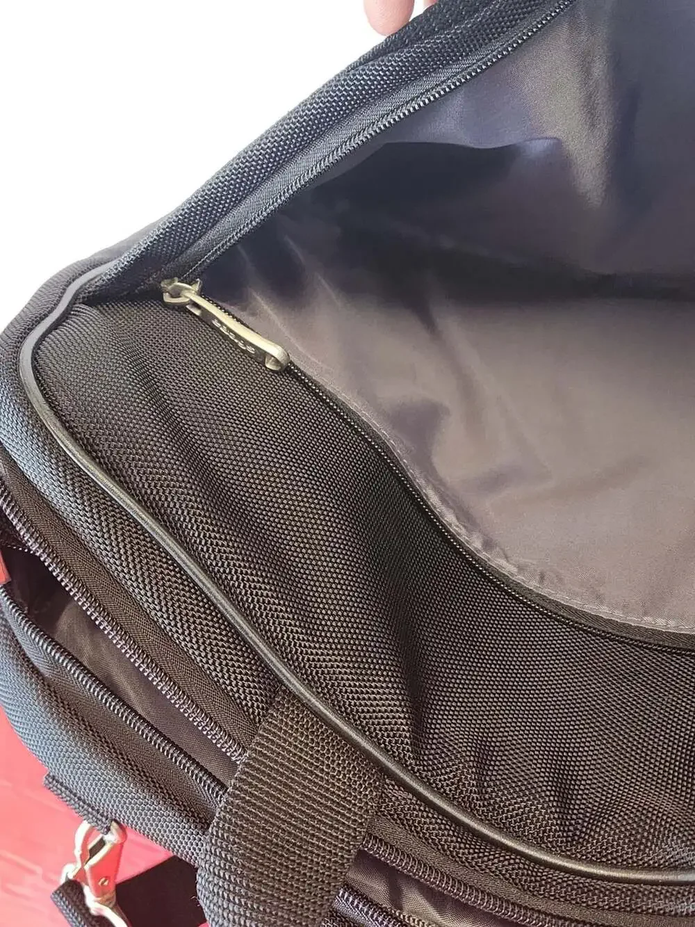 eBags Black Nylon Laptop Briefcase Shoulder Bag